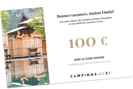 Carte cadeau Campings.Luxe