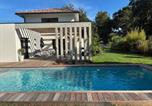 Location vacances Seignosse - Villa 8 pers à Seignosse avec piscine chauffée et clim - Fr-1-791-44-3