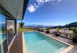 Location vacances  Polynésie française - Villa Tiki Punaauia vue mer-1