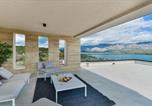 Location vacances Posedarje - Villa Zariva with pool and panoramic mountain and-4