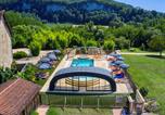 Camping avec Ambiance club Saint-Martial-de-Nabirat - Flower Camping La Sagne -1