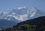 Location vacances Combloux - Appartement cosy à Combloux avec parking et cheminée - Fr-1-560-9-3