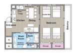 Location vacances Osaka - Namba Kuromon House 503-4