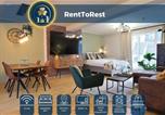 Location vacances Essen - Rtr Essen - Für bis zu 4 Personen - Voll ausgestattet - Balkon - Zentral Limbecker Platz - Messe - Uniklinikum - Smart Tv 88&quote;- Modern-1