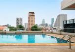 Location vacances Khlong Toei - Quiet Asoke/Nana Bts Retreat w/ Skyline & Gym/Park-3