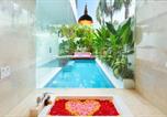 Location vacances Kuta - Halina Cozy 2 Br Private Pool Villa With Bathtub-1