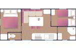 Location vacances Roquebrune-sur-Argens - Mobil-home 23m² pour 4 avec terrasse sur pilotis - Api-1-52-1080-2