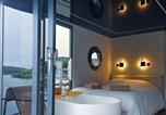 Hôtel Valence - Houseboat, Balnéo, Rooftop 360°, vue Rhône sunset-2
