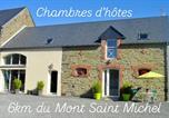Hôtel Marcey-les-Grèves - Le Relais de la Hardiesse 6km Mont St Michel - Chambres d'hôtes doubles-1