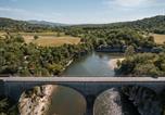 Camping avec Site nature Labeaume - Camping du Pont-1