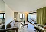 Location vacances Cannes - Belle terrasse apercu mer Naf568-3
