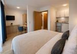 Location vacances  Gare de Lübeck - Terrasse Double Studio Apartments-3