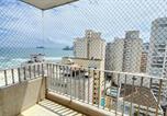 Location vacances Guarujá - 2 Quartos esquina com a praia, frente ao shopping 6 pessoas-1