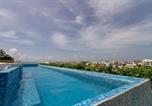 Location vacances Playa del Carmen - Studio close to 5th Av. w/ Amazing Roof Pool View, Gym, Spa and more!-3