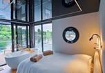 Hôtel Valence - Houseboat, Balnéo, Rooftop 360°, vue Rhône sunset-1